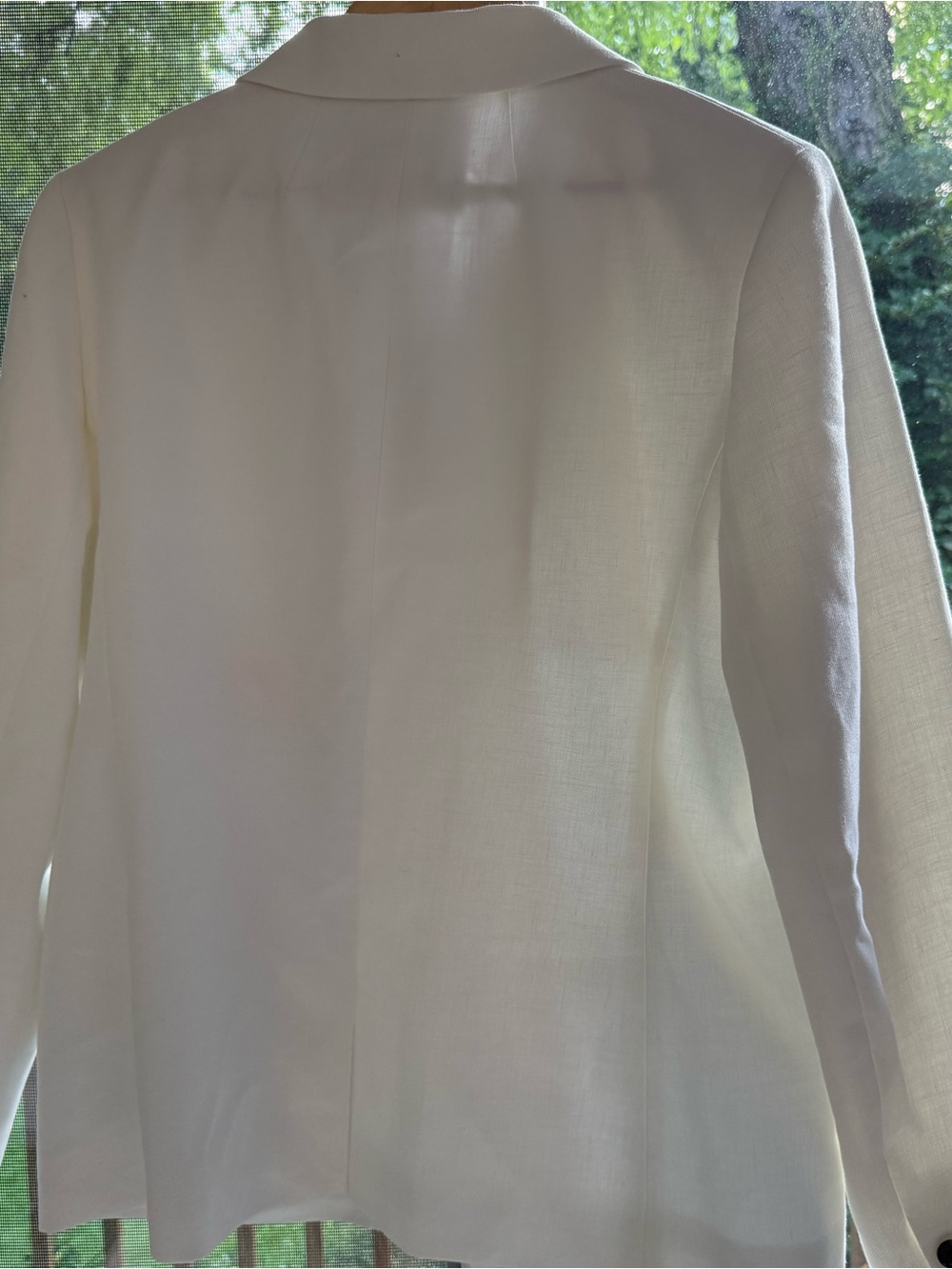 J. Crew Women's White Single-Button Blazer - Picture 5 of 5